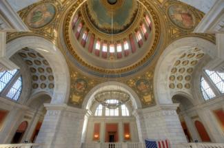 State house dome mural