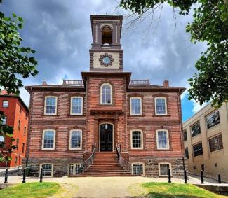 Front of the old state house from the outside